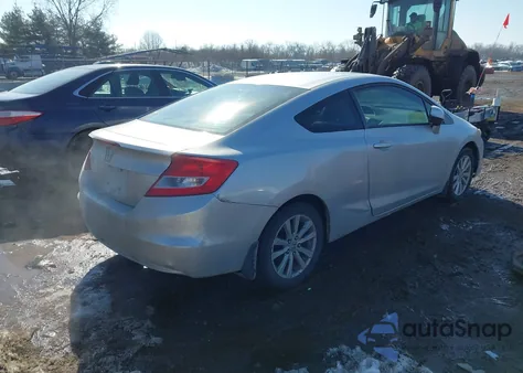 2012 Honda Civic Ex z USA, uszkodzony, nr VIN 2HGFG3B83CH539482